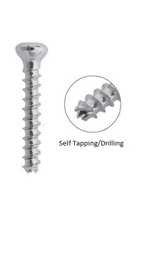 Cortical Screw Ø 3.5 mm -Self Tapping