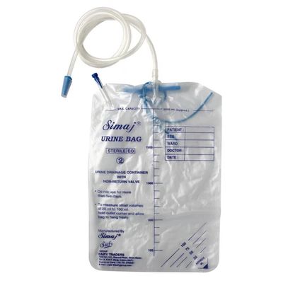 Urine Collection Bag with Measure Volume Chamber Urine Collection Bag with Measure Volume Chamber