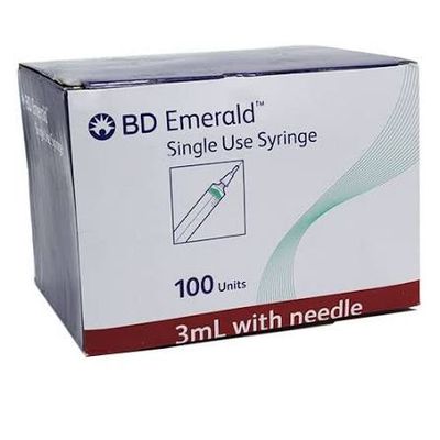 BD Emerald 3ml Syringe with Needle BD Emerald 3ml Syringe with Needle