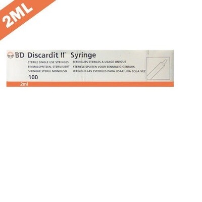 BD Discardit™ II Syringe 2 ML BD Discardit™ II Syringe 2 ML