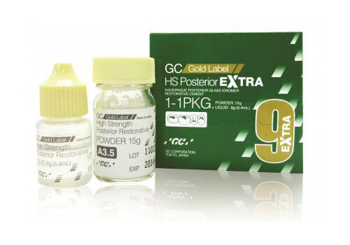 GC Gold label 9 EXTRA (Radiopaque posterior glass ionomer restorative) GC Gold label 9 EXTRA (Radiopaque posterior glass ionomer restorative)