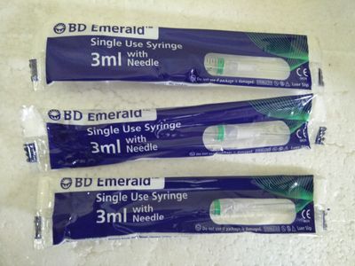 BD Emerald Syringe 3 ml
