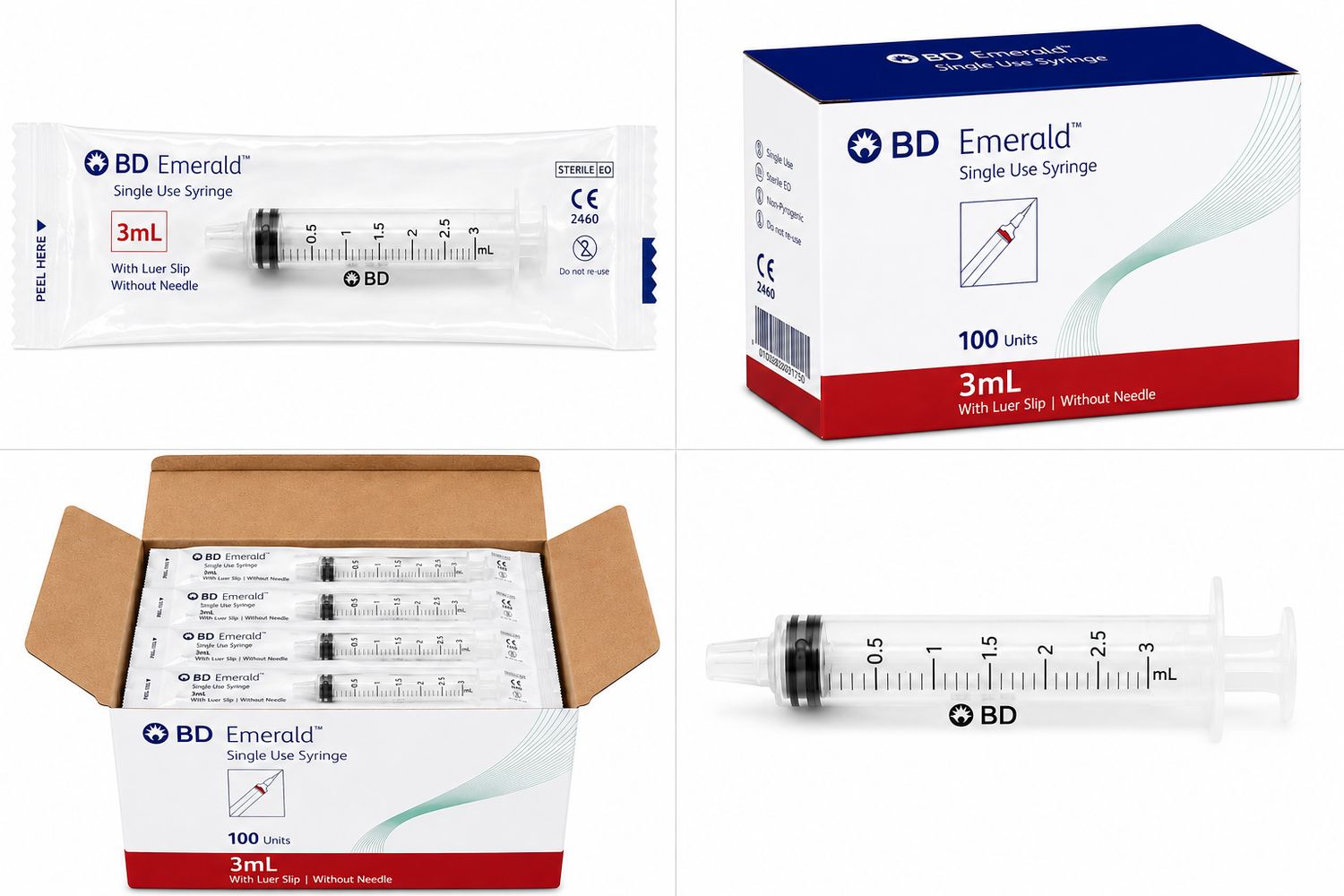 BD Emerald™ 3mL Syringe