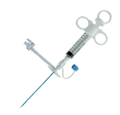 Pleural Drainage -Rocket 8Fg Thoracentesis Set with  8Fg safety needle mounted catheter
