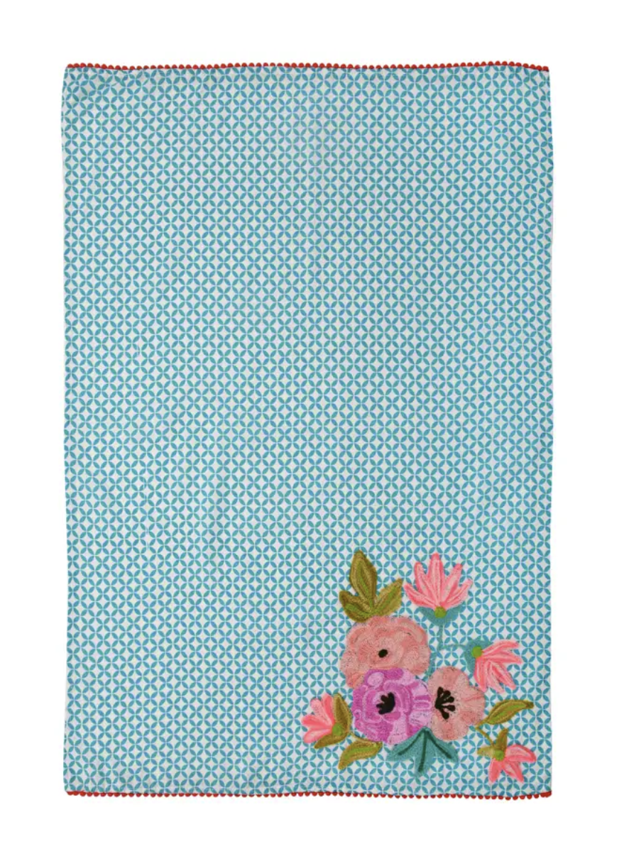 Flower Tea Towel