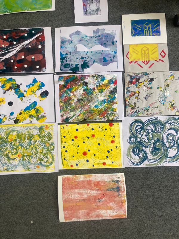 Gel Plate Printmaking for Beginners  with Tomoko 7th August