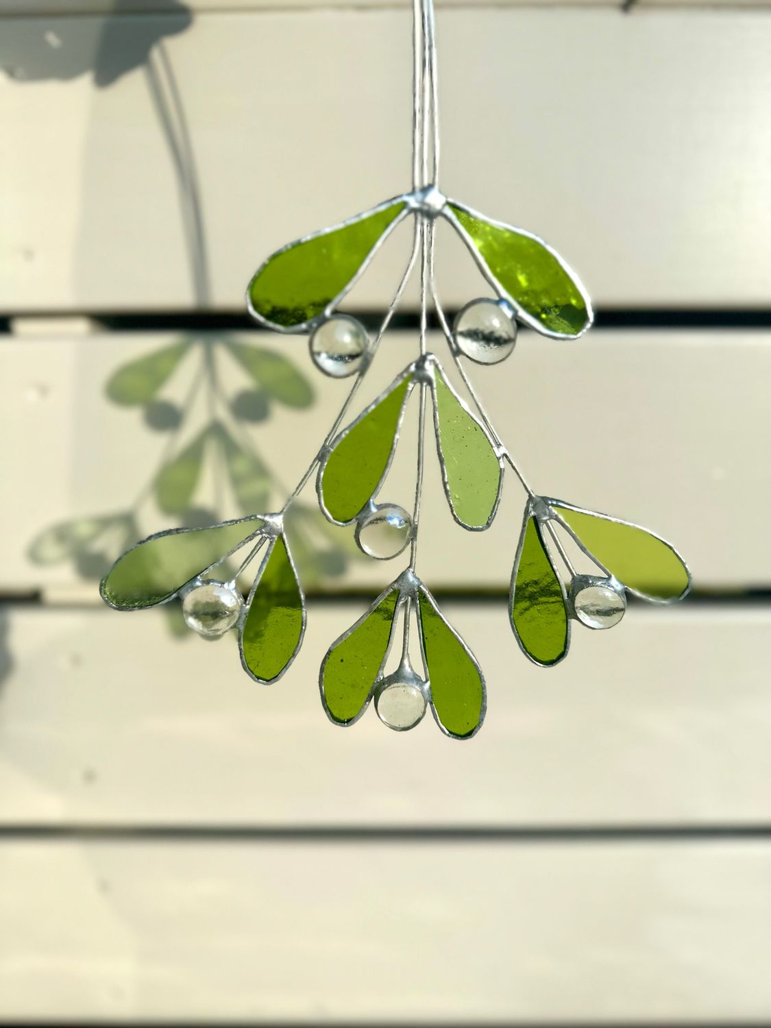 copper foiled, stained glass holly or mistletoe sprig making Dec 6th 9:30-1:30 copper foiled, stained glass holly or mistletoe sprig making Dec 6th 9:30-1:30