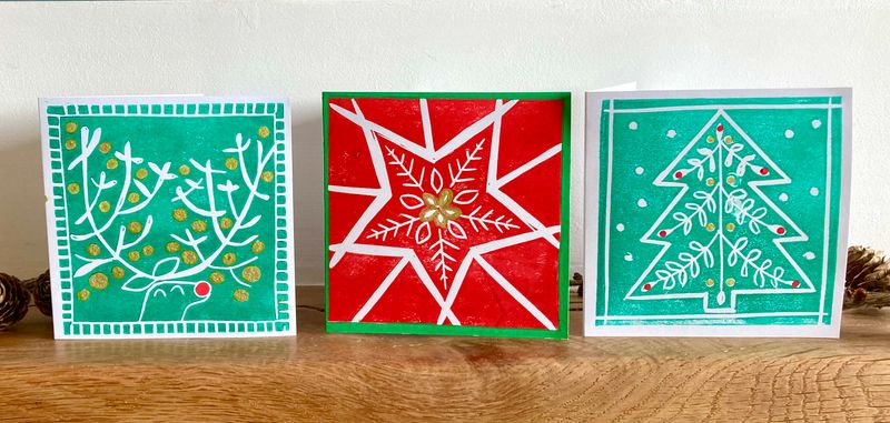 Festive Lino printing workshop with Hapus Stained Glass  14th Nov 2026