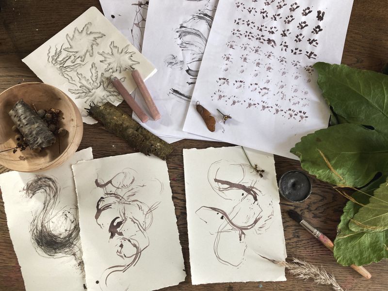 Art from nature/ Celf o natur,  24 May, 11-1