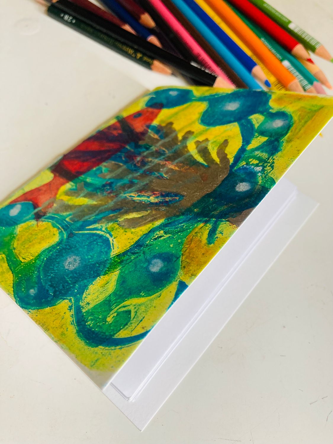 Gel Plate printmaking with Tomoko. Sunday October 11, 10-1