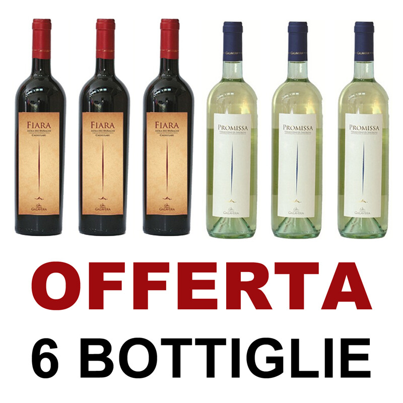 OFFERTA 6 BOTTIGLIE (3+3) OFFERTA 6 BOTTIGLIE (3+3)