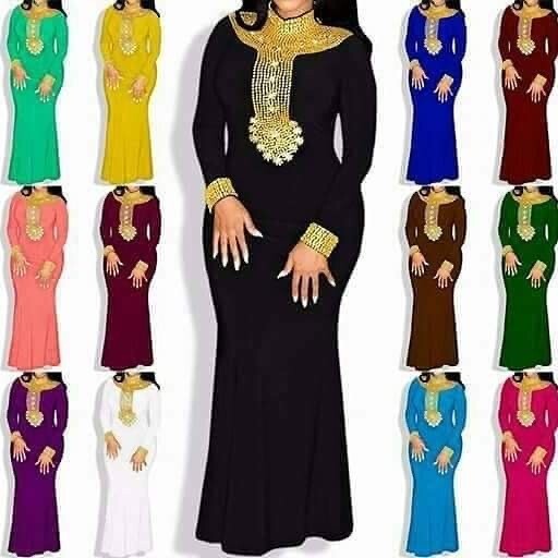 Bodycon Beaded Kaftan