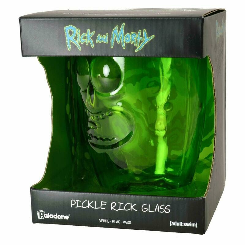 Paladone PP4848RM Pickle Rick Beer Pint Glass Rick &amp; Morty Novelty Item | Perfect Gift for Fans, Friends, Birthdays and Christmas