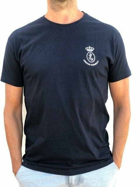 Camiseta Armada Española color azul marino
