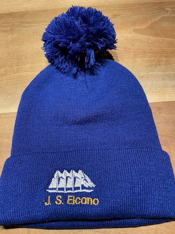 Gorro de invierno Juan Sebastián de Elcano azul
