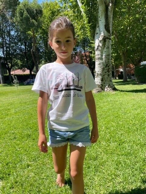 Camiseta de niño blanco  Juan Sebastián Elcano