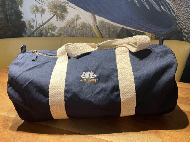 Bolsa de deporte  azul Juan Sebastián De Elcano