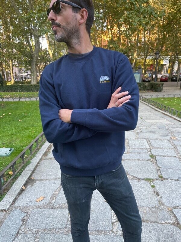 Sudadera cuello redondo J.S.Elcano Azul marino