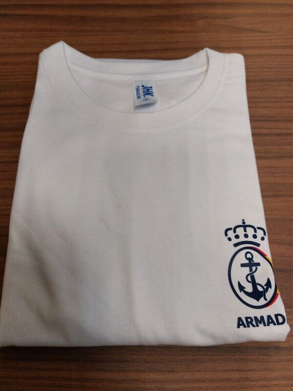 Camiseta Armada color blanco