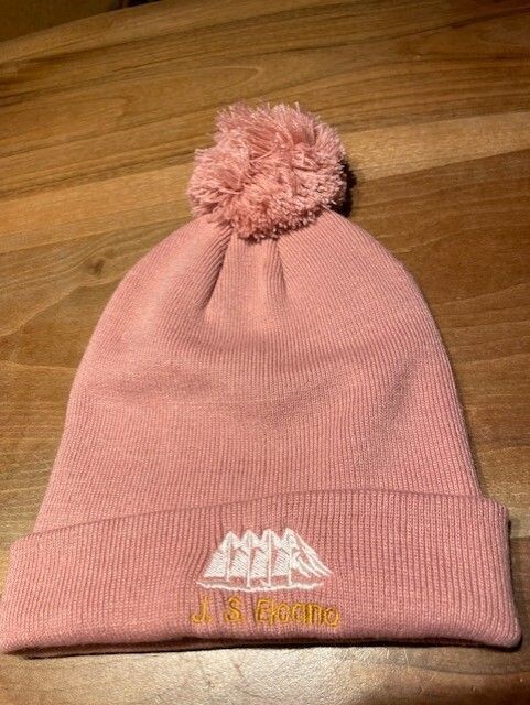 Gorro de invierno Juan Sebastián de Elcano rosa