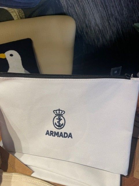 Bolso accesorio Armada azul blanco