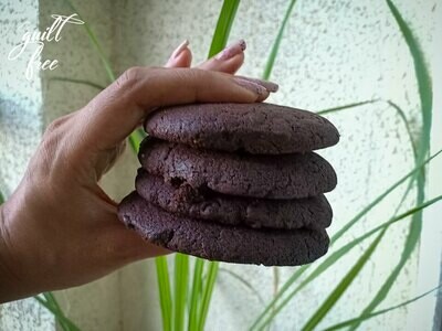 Fudgy Brownie Choco-chip Cookies (Vegan, Gluten-Free)