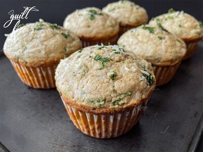 Cheesy Spring Onion & Chives Muffins (Gluten-Free)