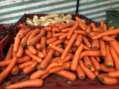 Loose carrots per kg