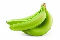 Banane gelb grün