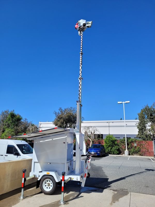 Mobile Security Solar Trailer