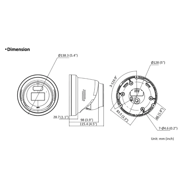 2k/4MP Active Deterrence Color 24/7 Turret IP/Network Camera