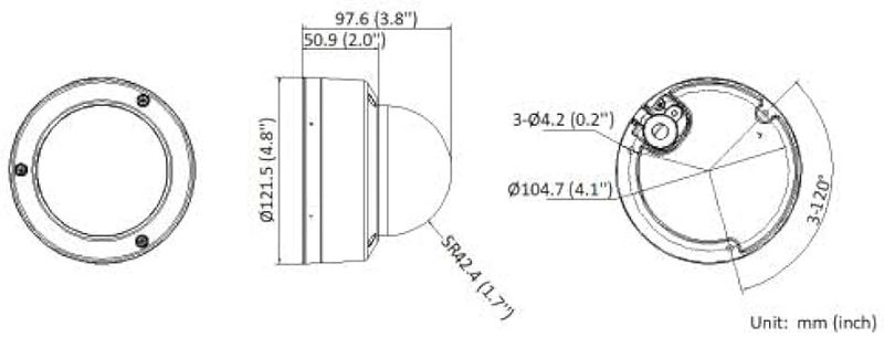 4k/8MP Active Deterrence Dome IP/Network Camera