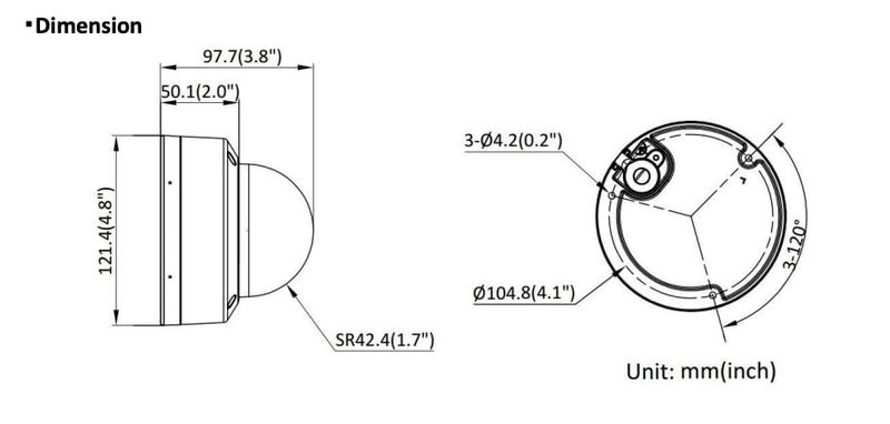 2k/4MP Active Deterrence Color 24/7 Dome IP/Network Camera