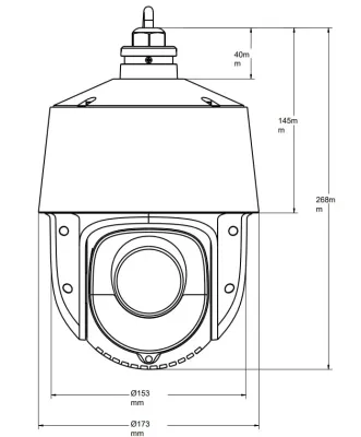 2k/4MP 20X-30X Auto Tracking PTZ IPC/Network Camera