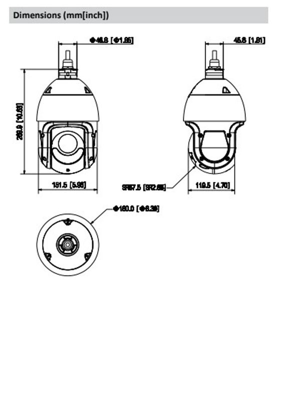 2k/4MP 20X-30X Auto Tracking PTZ IPC/Network Camera