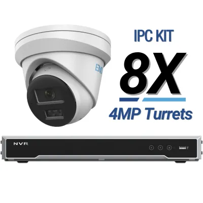 16-Ch 2k/4MP Security System