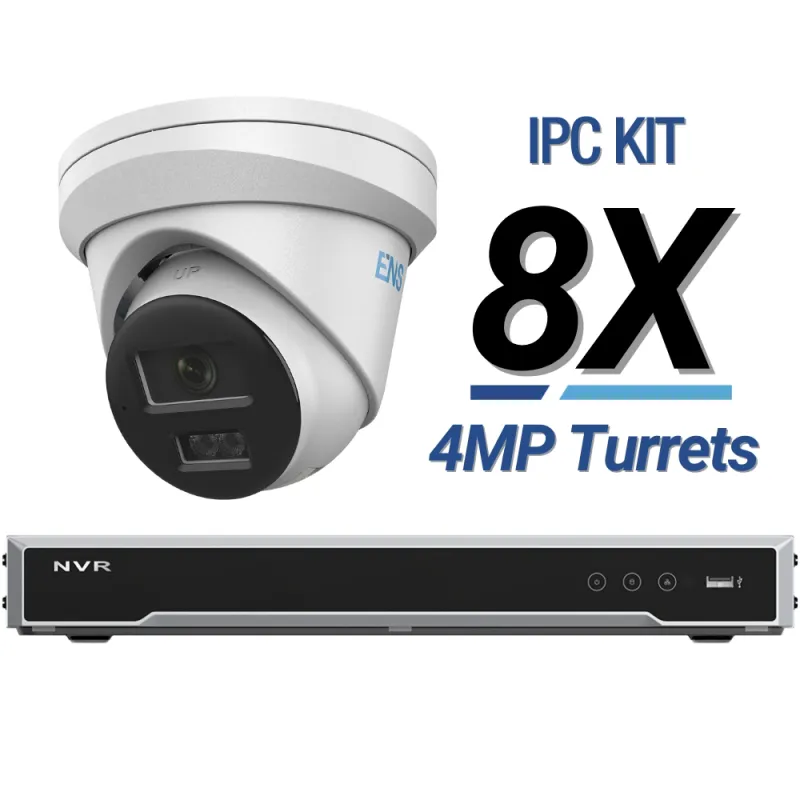 16-Ch 2k/4MP Security System
