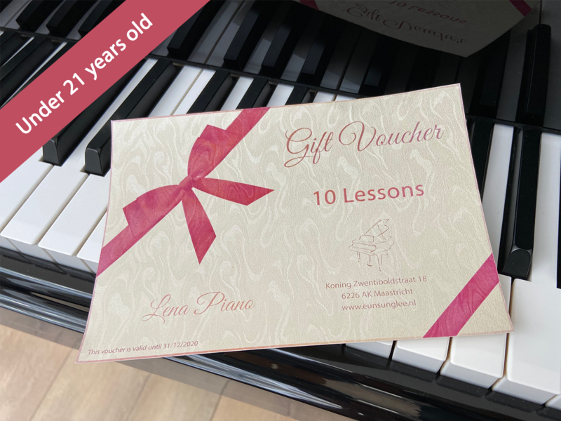 Lena Piano Gift Voucher (under 21 years old)