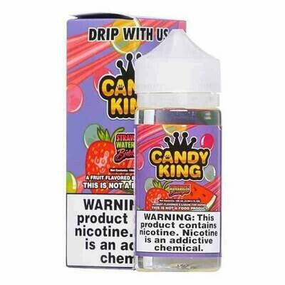 Candy King Strawberry Watermelon Bubble Gum 6mg 100ml Vape Juice