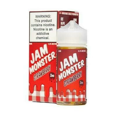 Jam Monster Strawberry Jam 6mg 100ml Vape Juice