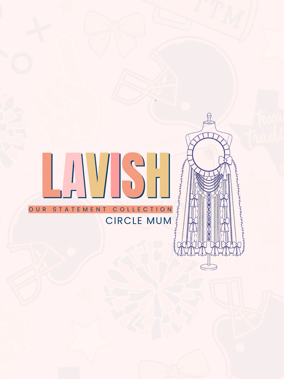 Lavish Circle Homecoming Mum