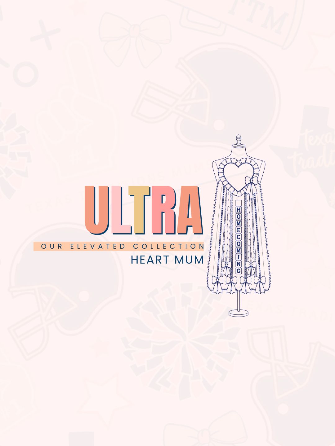 Ultra Homecoming Mum - Heart