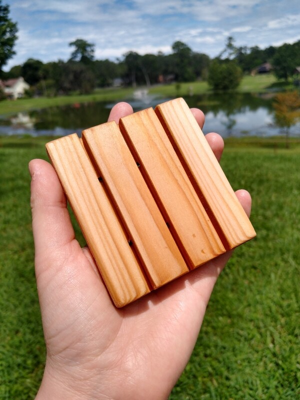 Cedarwood Soap Tray 3.5x3.5