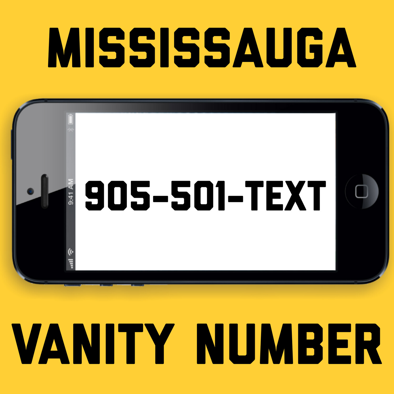 905-501-TEXT Mississauga Vanity Number