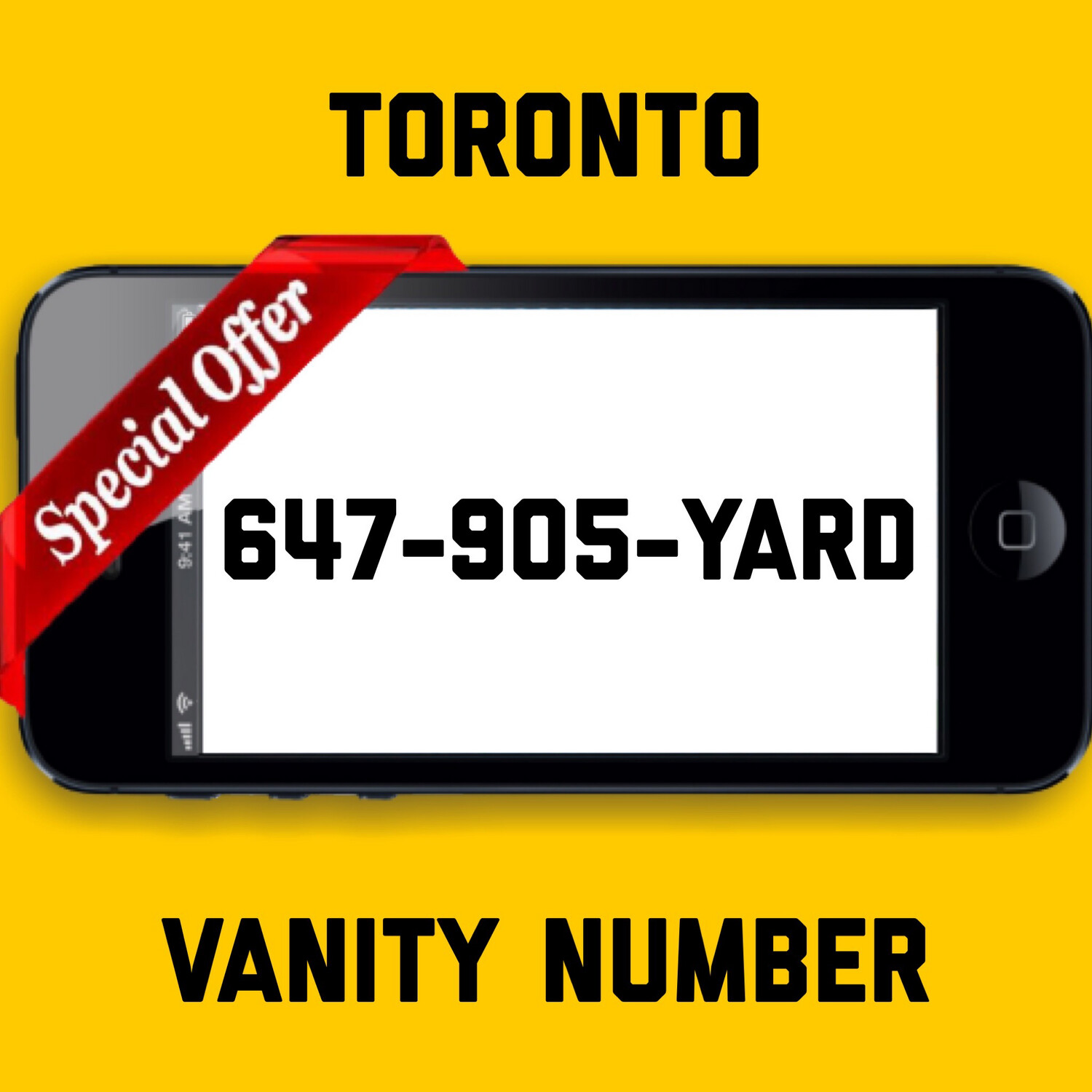 647-905-YARD VANITY NUMBER TORONTO