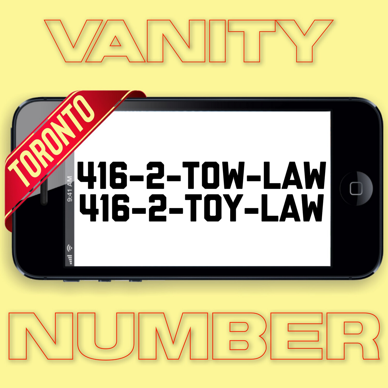 416-286-9529 (TOW-LAW, TOY-LAW)