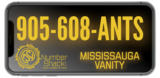 905-608-ANTS (2687, TAN-UP, BOTS)