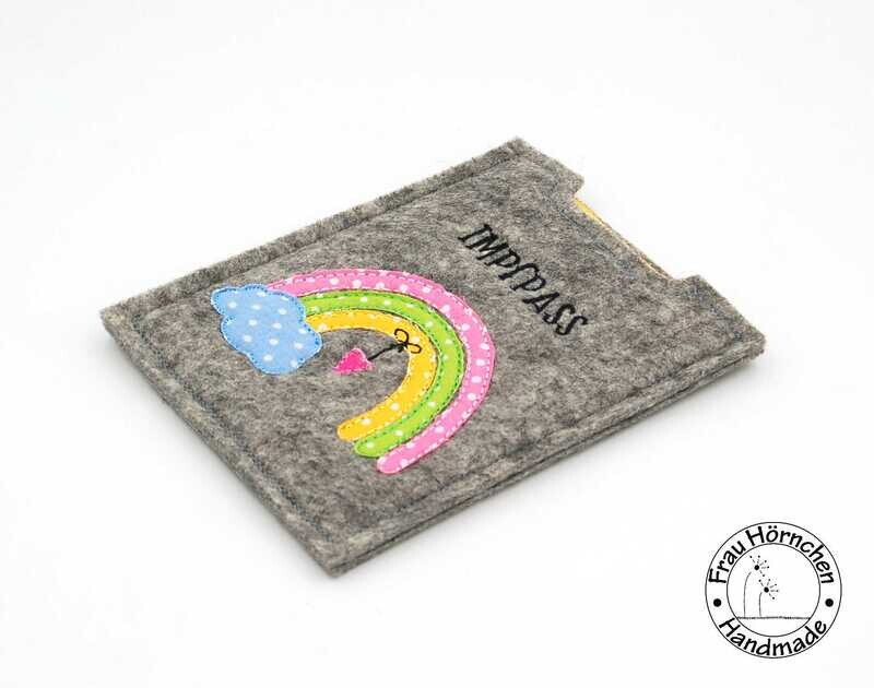 Impfpass Hülle Regenbogen