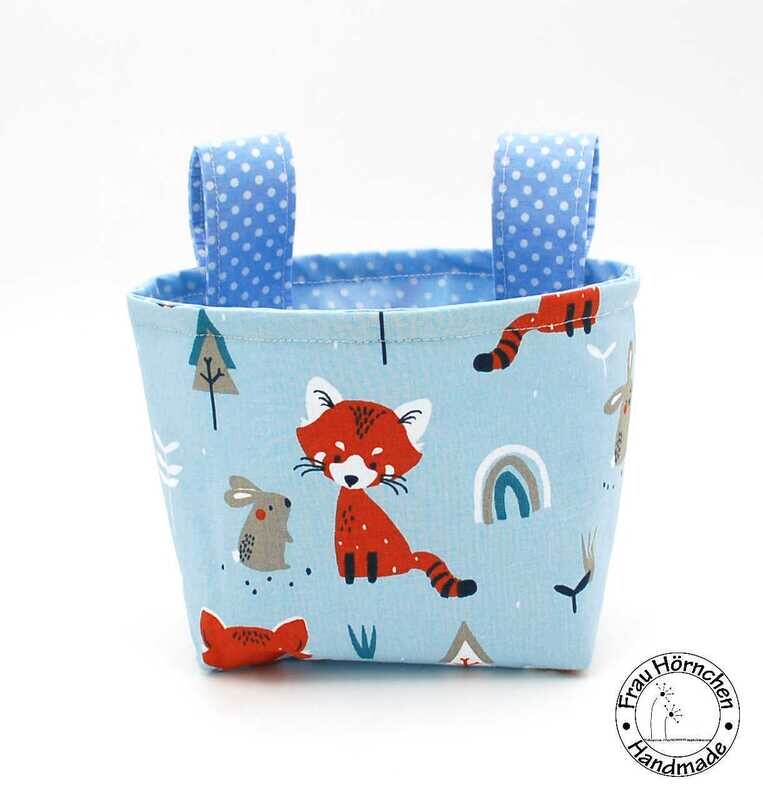 Lenkertasche roter Panda & Hase