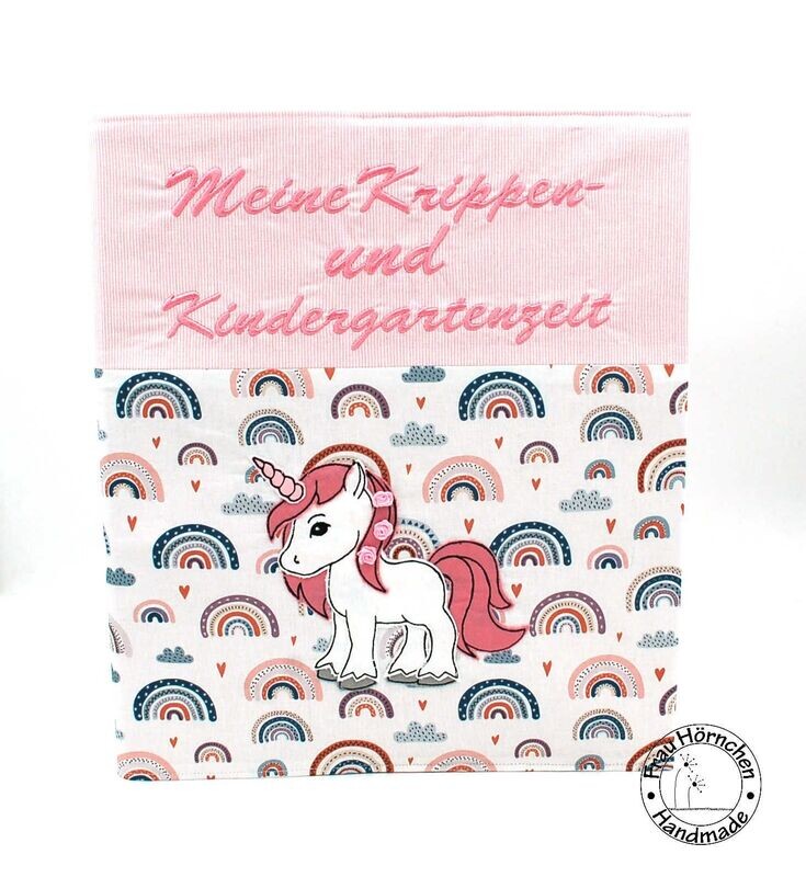 Einhorn auf Regenbögen